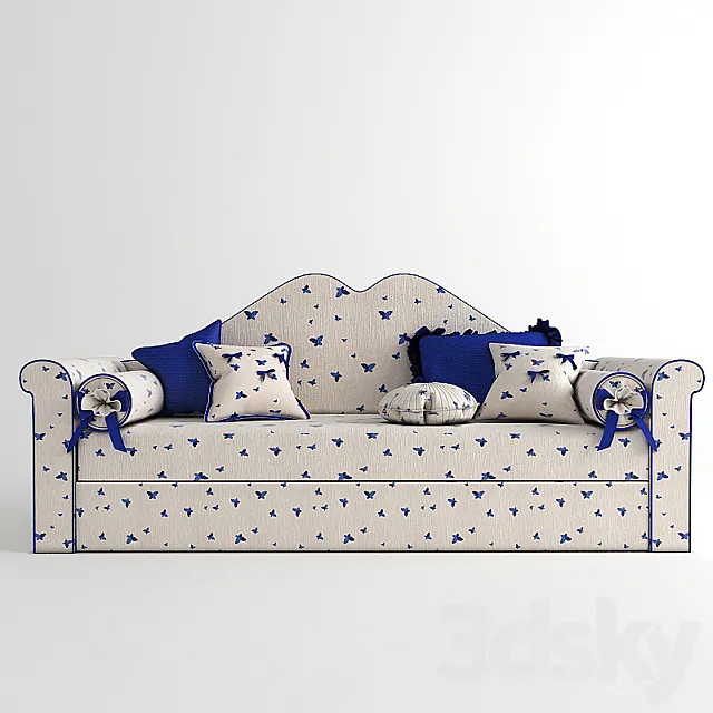 Bed DOLFI Ally 01 3DModel