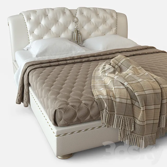 Bed Doniss Bed from Turri m02 3DModel