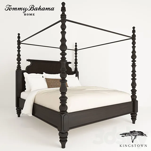 Bed №1 Tommy Bahama Kingstown 3D Model