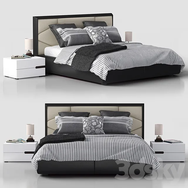 bed Edward Cattelan Italia 3DModel