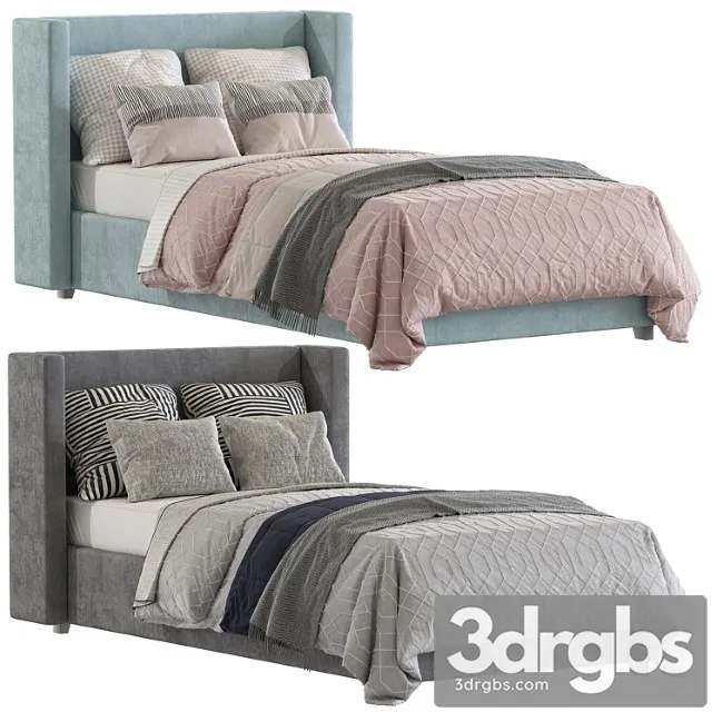 Bed elliot shelter upholstered headboard 2