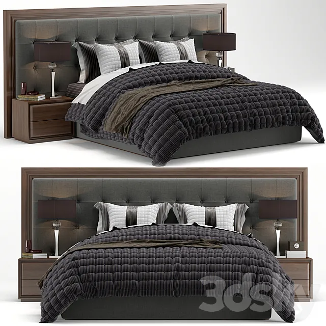 Bed Enya Quadri Porada 3D Model