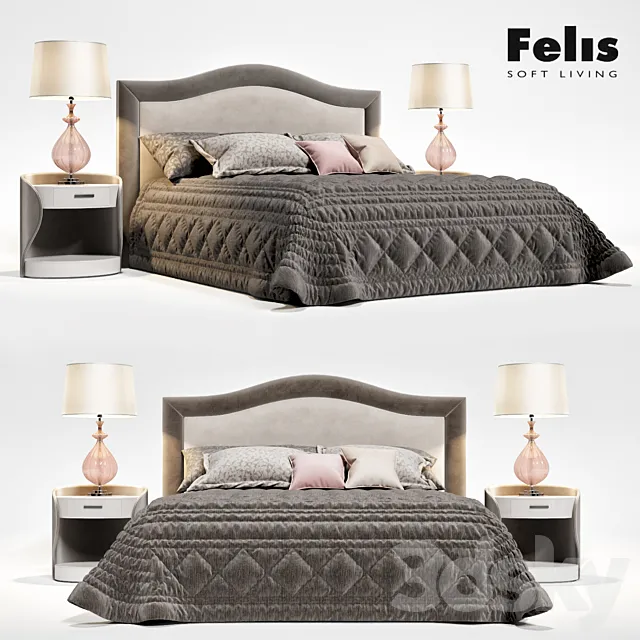 Bed Felis Oscar 3DModel