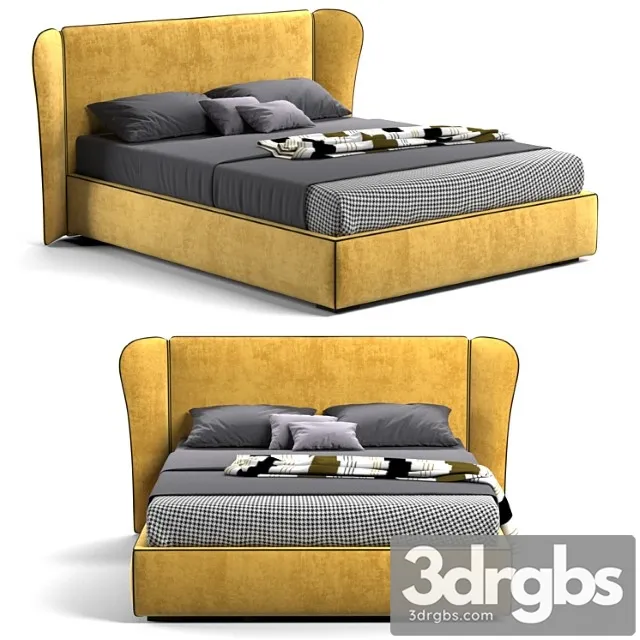 Bed Felis Paris 3D Model Free