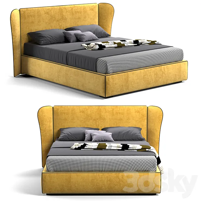 Bed felis paris 3D Model