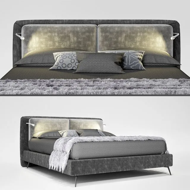 Bed Felistyle 2015 PENNY TOKYO 3D Model