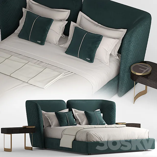 Bed FENDI CEASAR 3DModel