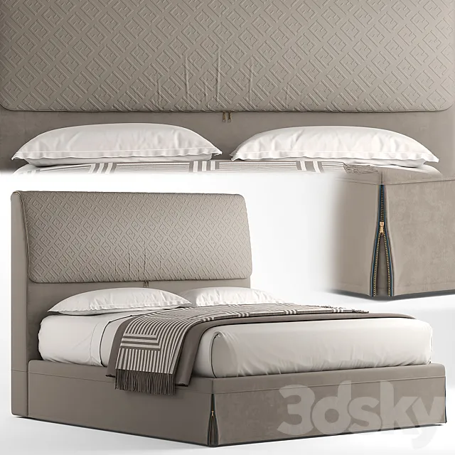 Bed fendi dorian 3DModel