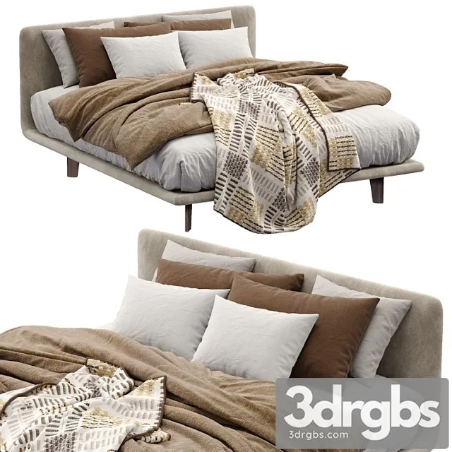 Bed Filo By Pianca 3D Model Free