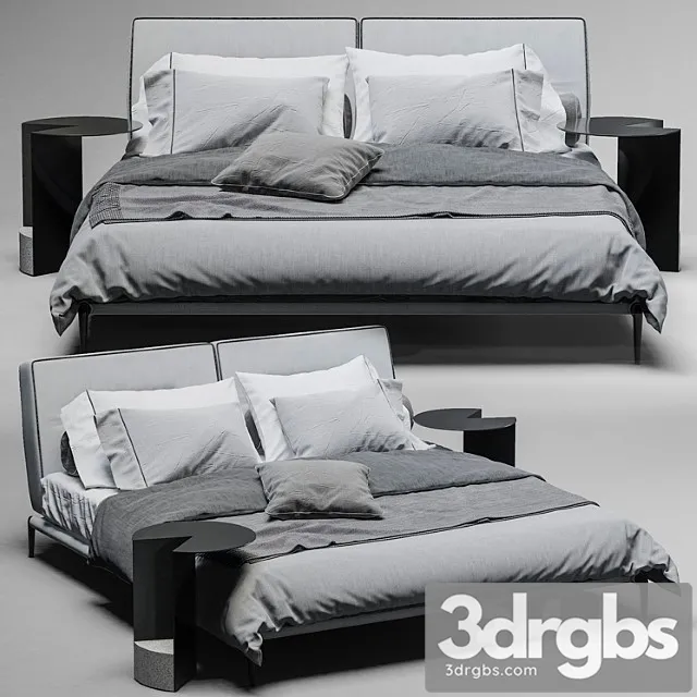 Bed Flexform Adda Bed 2 3D Model Free