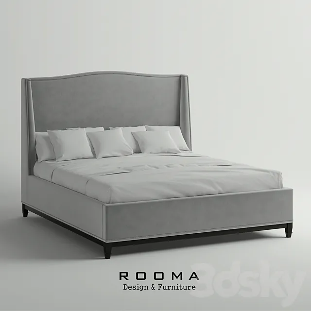 Bed Flor Rooma design 3D Model