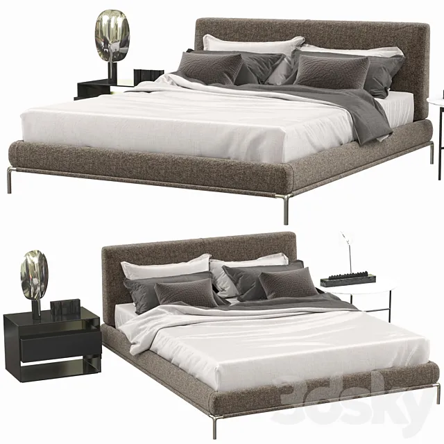 Bed Flou Icon 3DModel