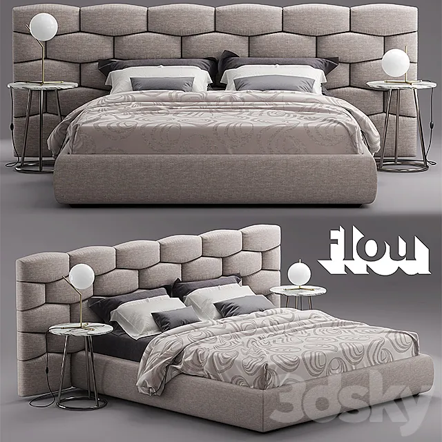 Bed Flou MAJAL Bed 3DModel
