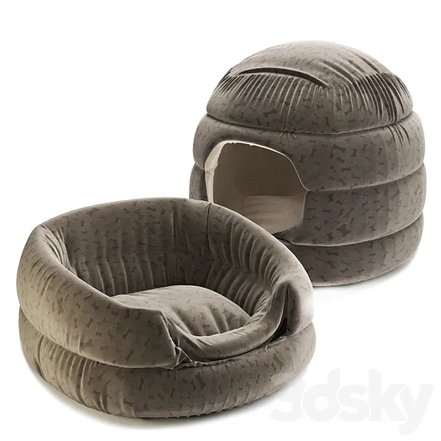 Bed for animals 3D Model