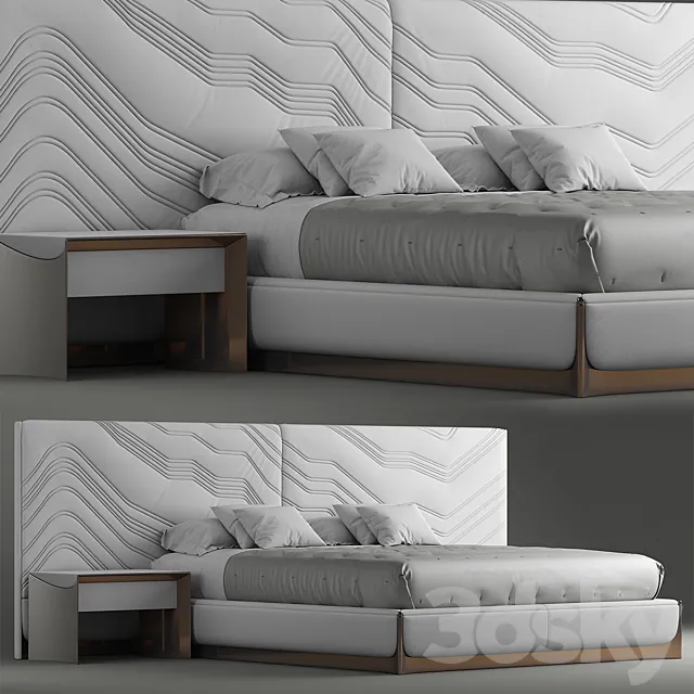 Bed foscari visionnaire 3DModel