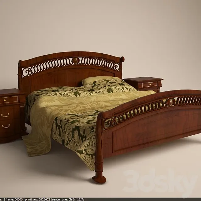 Bed Francesca 3DModel
