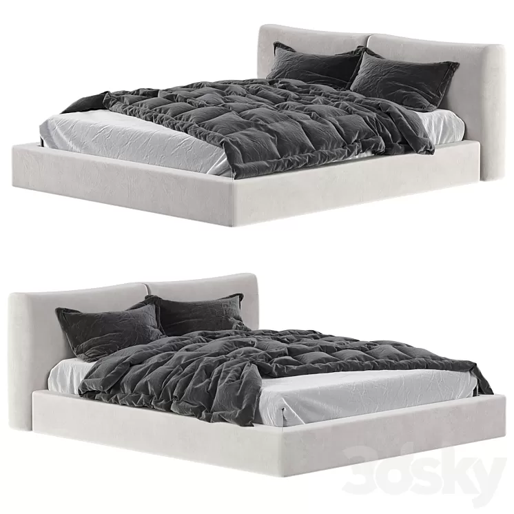 Bed Frauflex SOFT 3D Model Free
