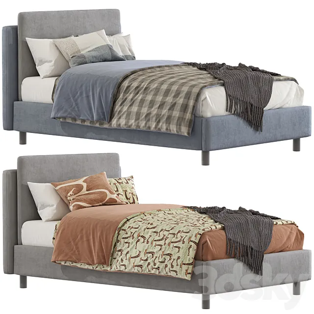 Bed FRICK BASSO 383 3D Model