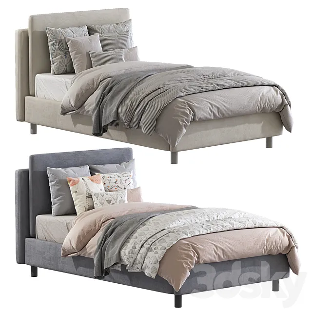 Bed Frick Basso _ Twils 2 3D Model