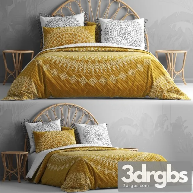Bed From Bedding Adairs Australia 001 3D Model Free