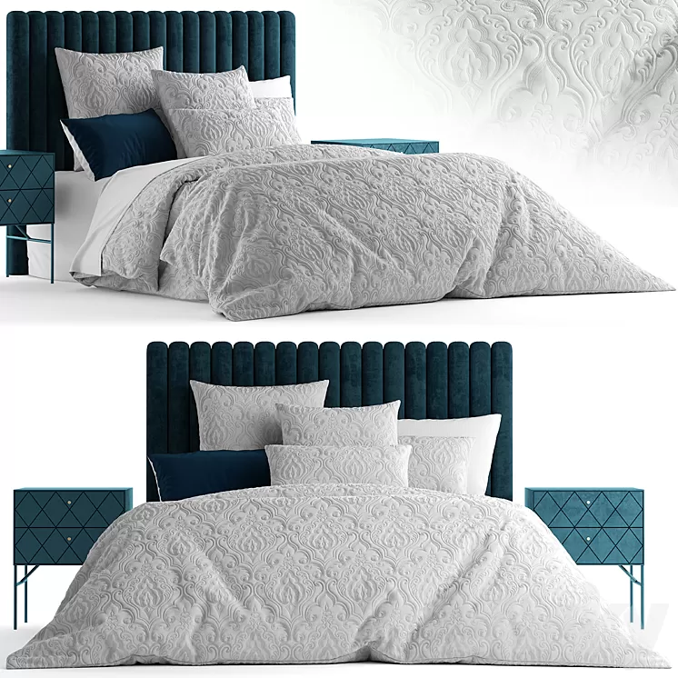 Bed from bedding adairs australia 3D Model