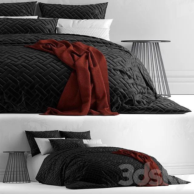 Bed from bedding adairs australia 3D Model
