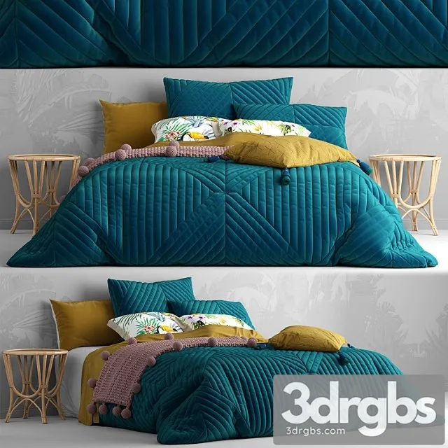 Bed from bedding adairs australia_1 2 3D Model Free