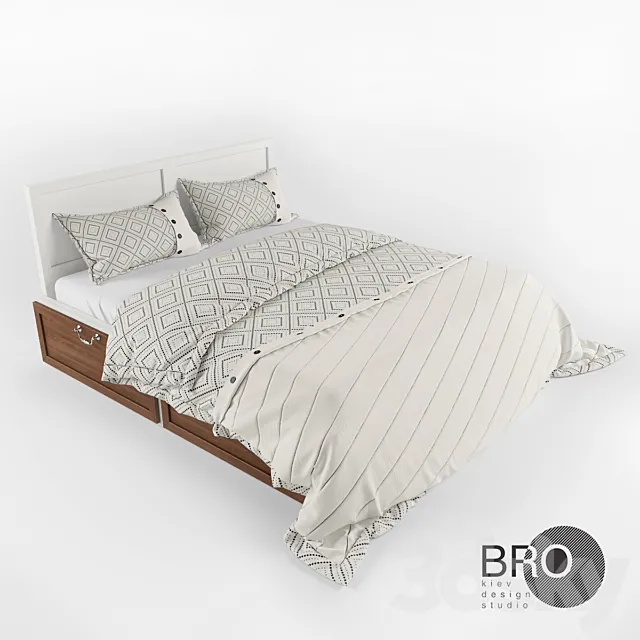 Bed from BRO 3DModel
