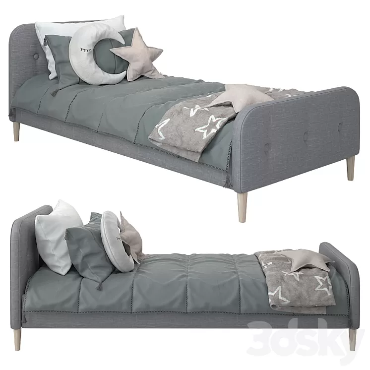 Bed from Comingkids model Kate 3 3D Model