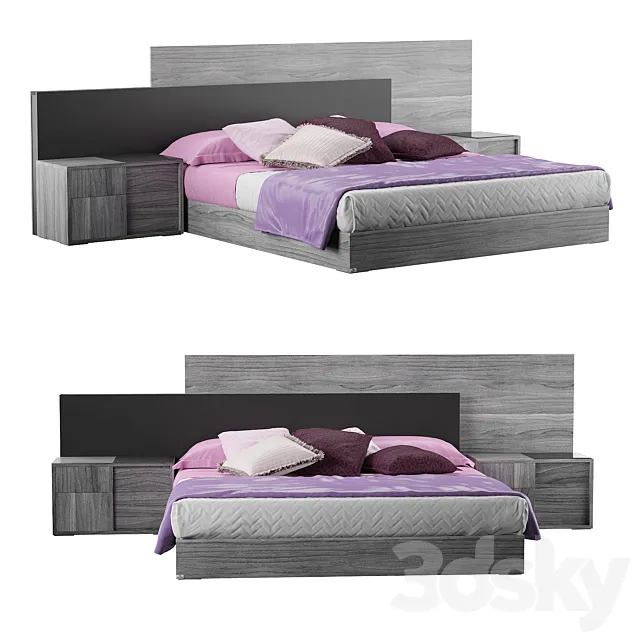 Bed FUTURA 180 STATUS 3D Model