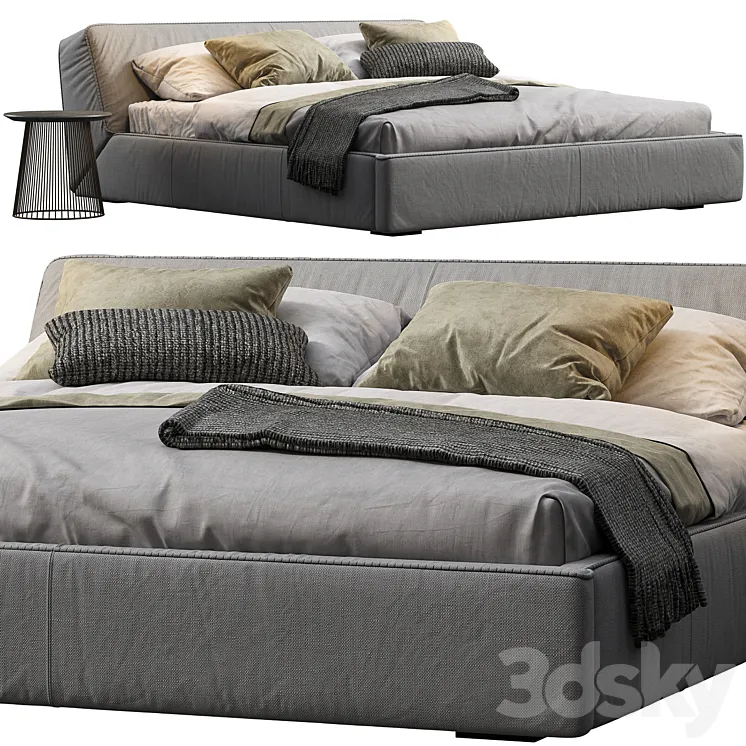 Bed Gamma Oxer Night 3D Model Free