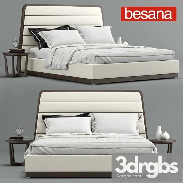Bed gilda (200) besana 2 3D Model Free