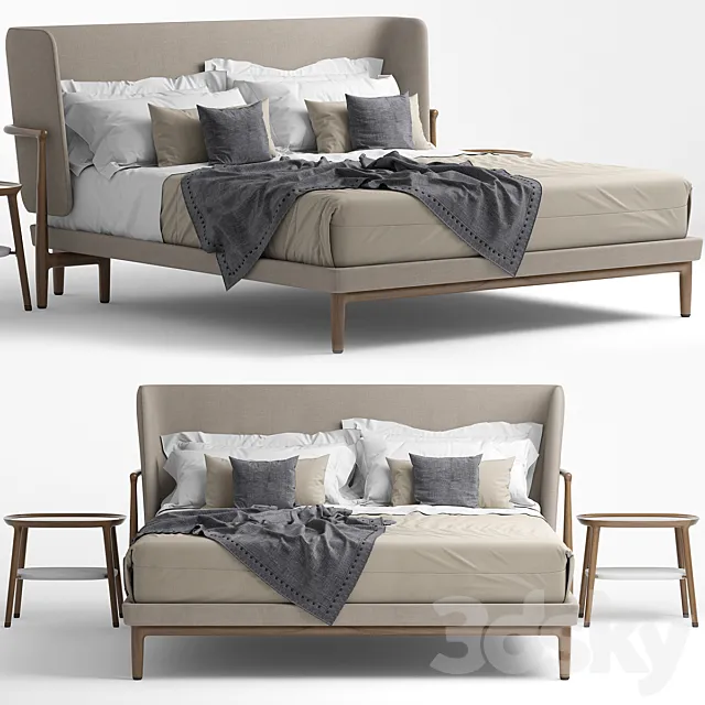 Bed giorgetti pegaso 3DModel