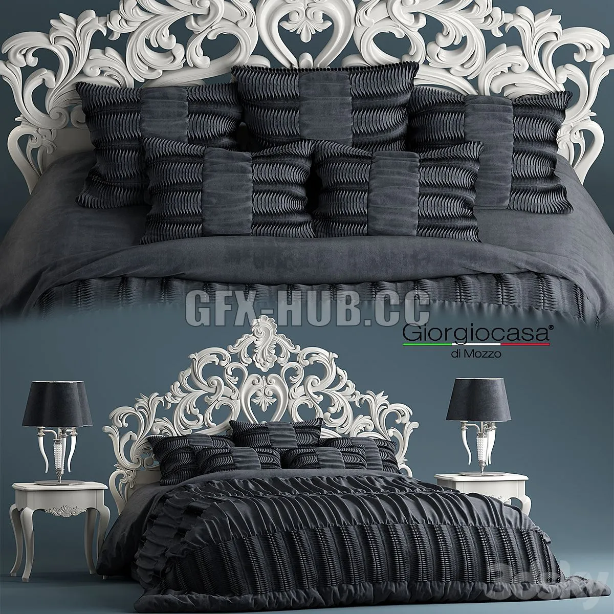 Bed giorgio casa MEMORIE VENEZIANE 3D Model