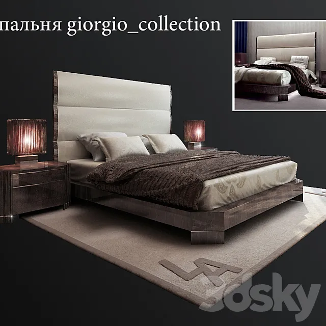 Bed giorgio_collection 3DModel