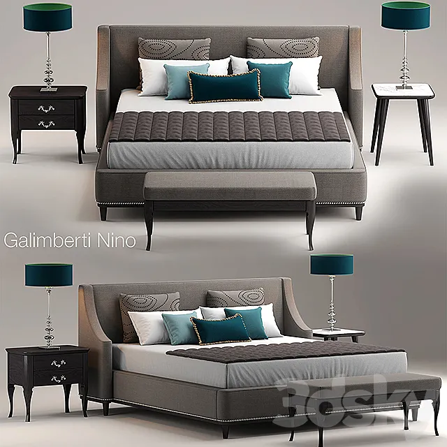 Bed GRACE galimberti 3DModel