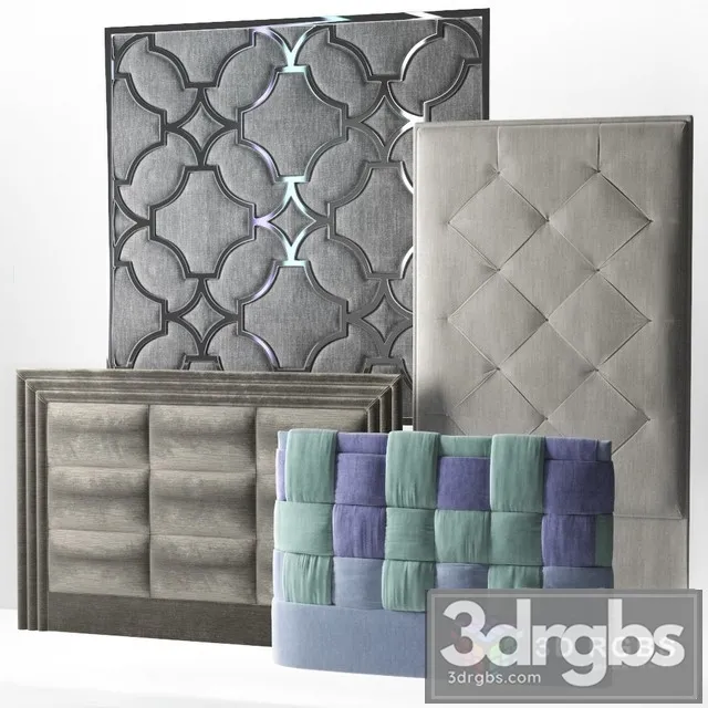 Bed Headboard 1 3D Model Free