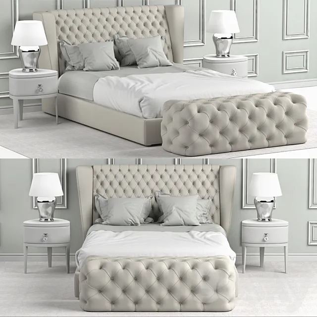 Bed Heritage Collection Four Seasons 3D Model