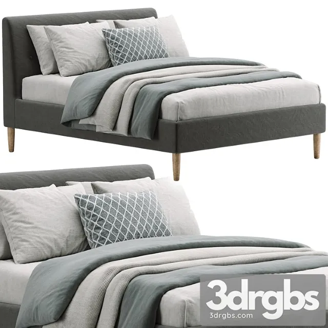 Bed idanãs ikea 2 3D Model Free