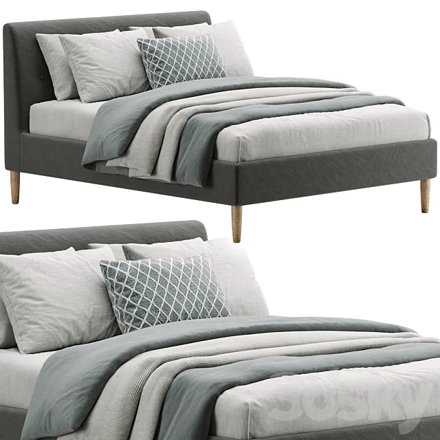 Bed Idanãs Ikea 3D Model