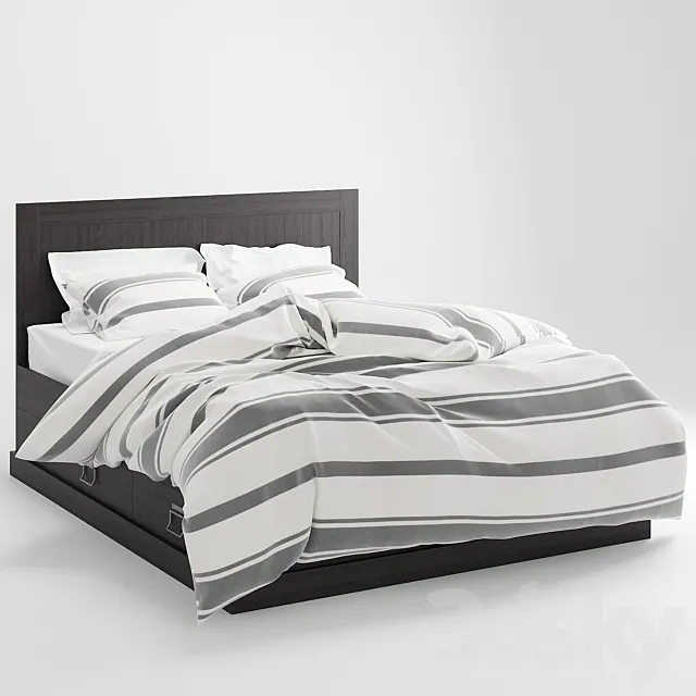 Bed IKEA FJELL 3DModel