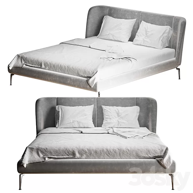 Bed Ikea TUFJORD 3D Model Free