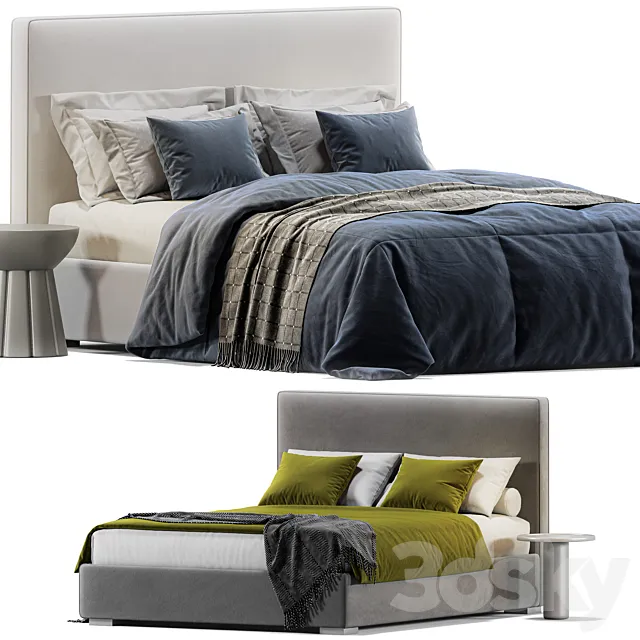 Bed K8 by delavega 3D Model