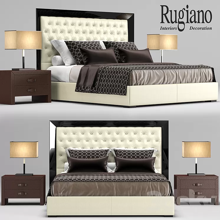 Bed Kenya Rugiano 3D Model