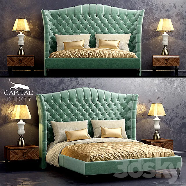 Bed Kesy Capital Decor 3DModel