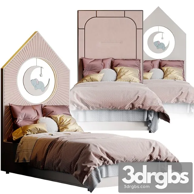 Bed Kid 2 3D Model Free