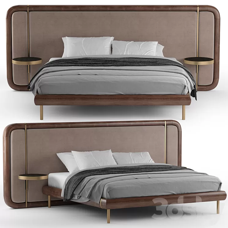Bed Killian Porada 3D Model Free