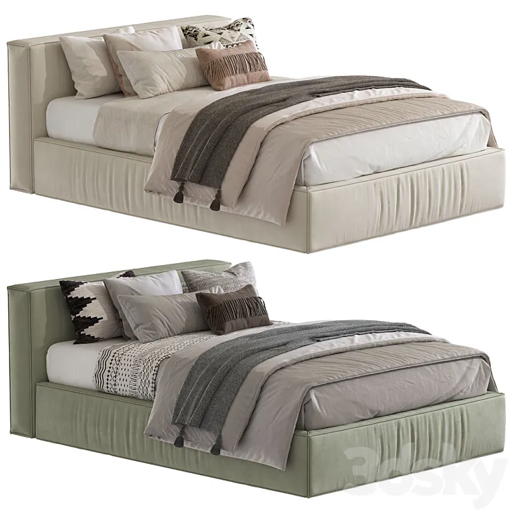 Bed Kinx 283 3D Model Free