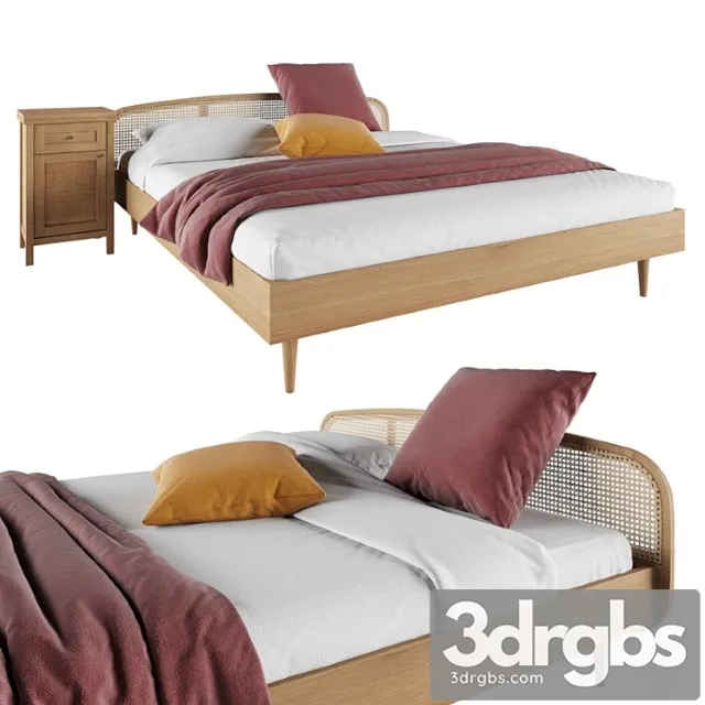 Bed la redoute buisseau 2 3D Model Free