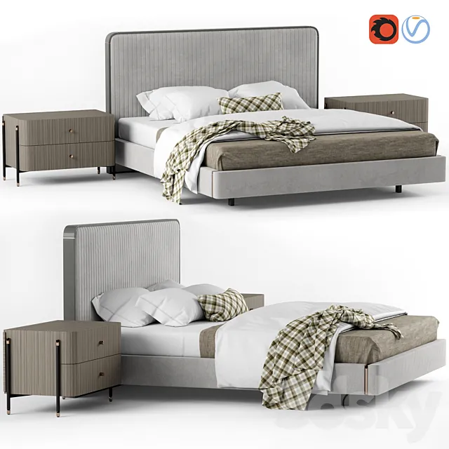 Bed Laskasas Anny 3DModel